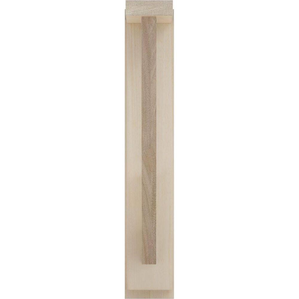 Ekena Millwork Traditional H 2.5'' W D Wood Bracket / Corbel