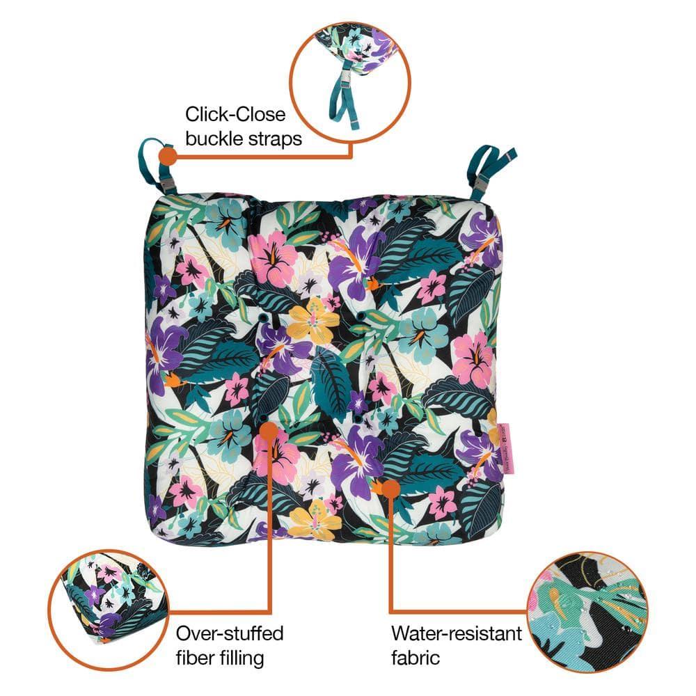 Vera Bradley by Classic Accessories Water-Resistant Patio Chair Cushions