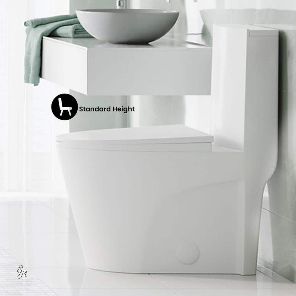 St. Tropez One Piece Elongated Toilet Dual Vortex Flush