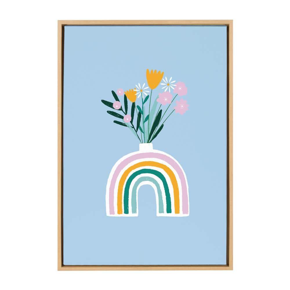 " Happy Flowers " by Duchess Plum (Aislinn Simmonds) Painting Print