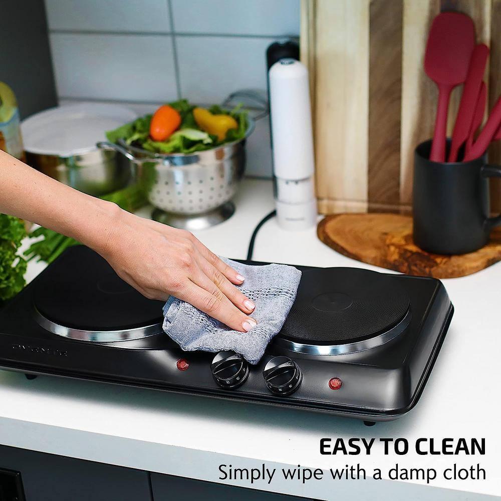 Ovente OVENTE Electric Double Cast Iron Burner