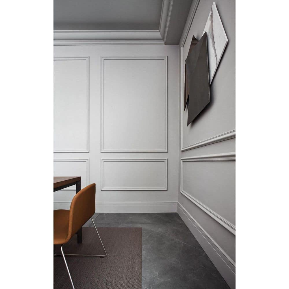 1 in D x 2-3/8 in W x 78-3/4 in L Primed White Plain Flexible Polyurethane Panel Moulding