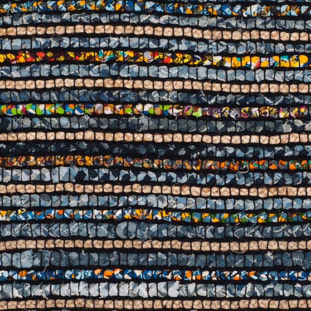 Cape Cod CAP364 Hand Woven Area Rug - Multi/Natural - 4'x4' - Safavieh.