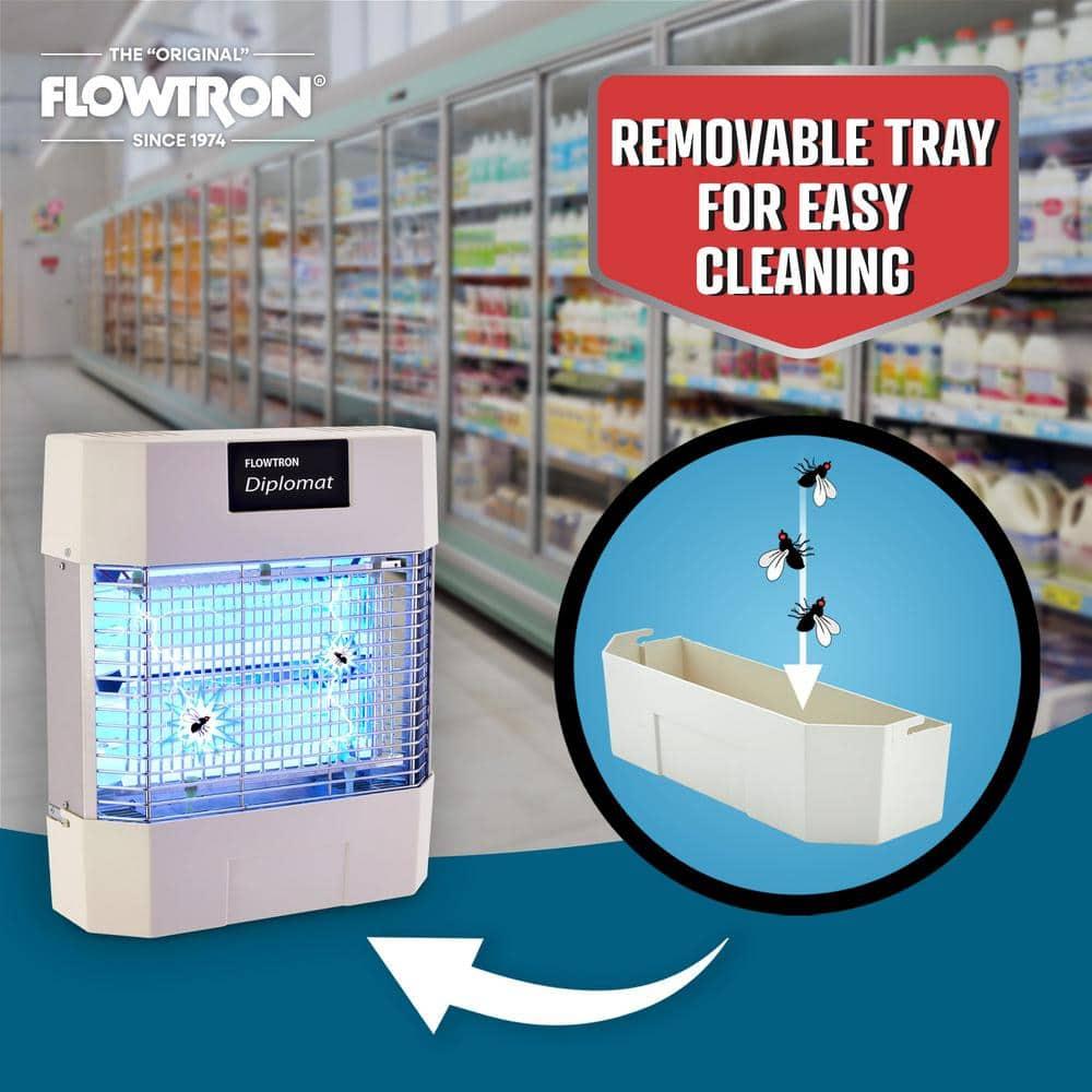 Flowtron Diplomat Indoor Bug Zapper, 1200 Sq Ft Electric Fly & Insect Killer W/80W UV Light & More