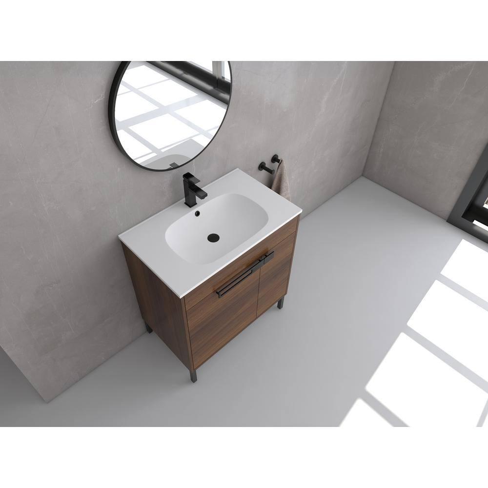 30" SINK VANITY WITH KD PACKAGE, PLYWOOD, SMC TOP, NO FAUCET