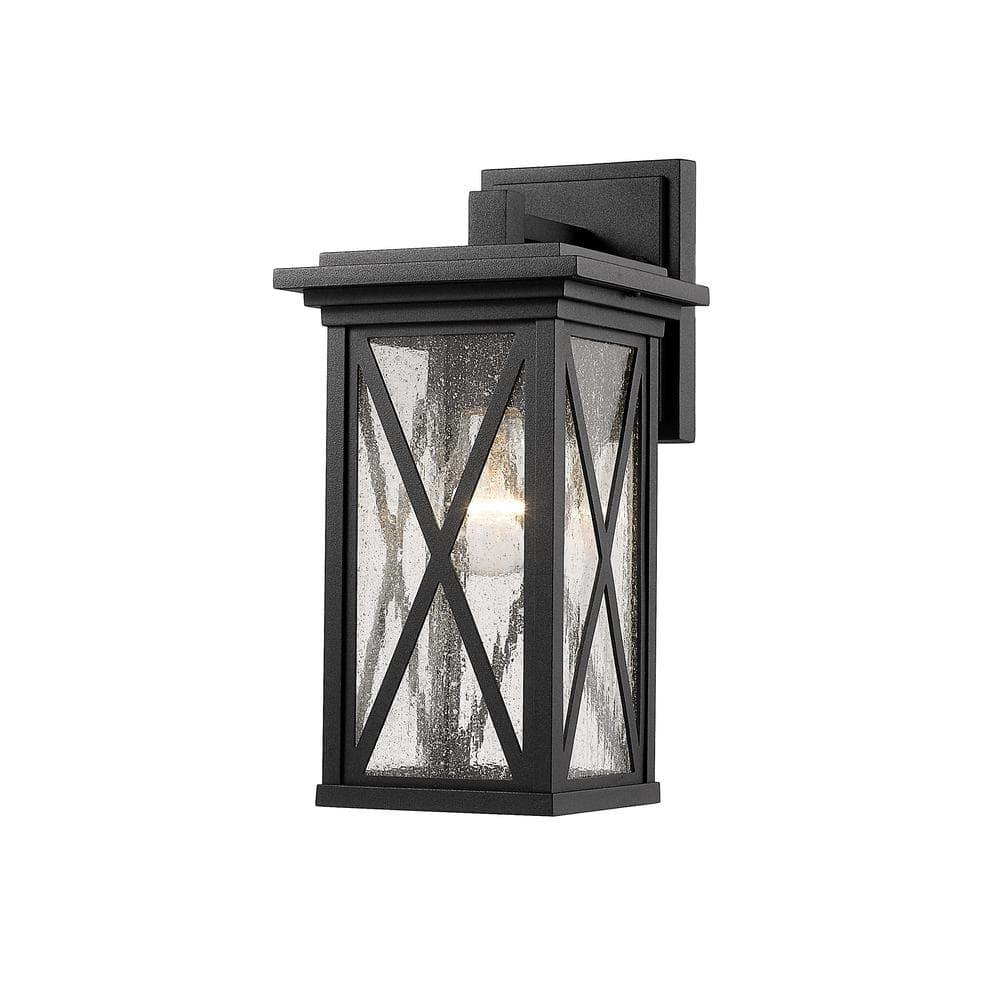 Z-Lite Brookside 1 - Light Wall Light in  Black