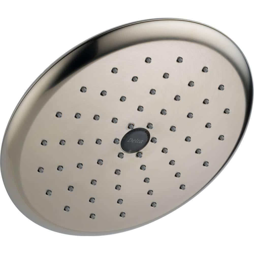Universal Showering Components Single-Setting Raincan Shower Head in Stainless