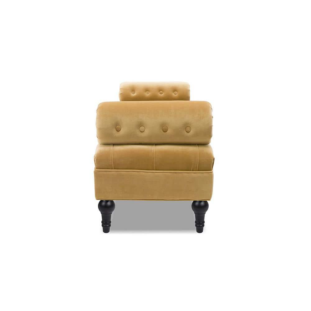 Lewis Bolster Arm Entryway Polyester Cream Bench