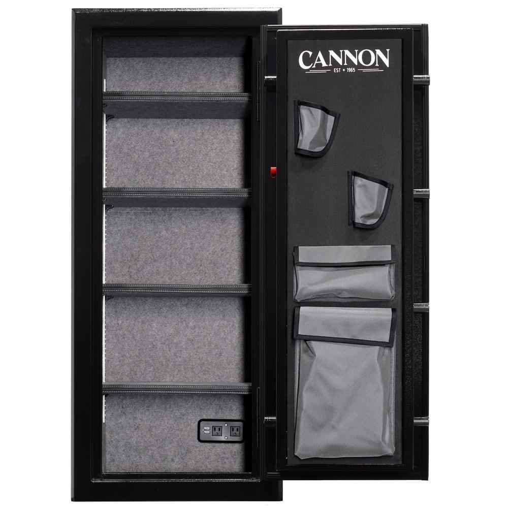 Cannon Fortified Fireproof Safe – 60 Min Fire-Resistant Security Safe with Digital Lock, Triple Seal, Heavy-Duty Steel, Adjustable Shelves, Gun Safe for Home or Office
