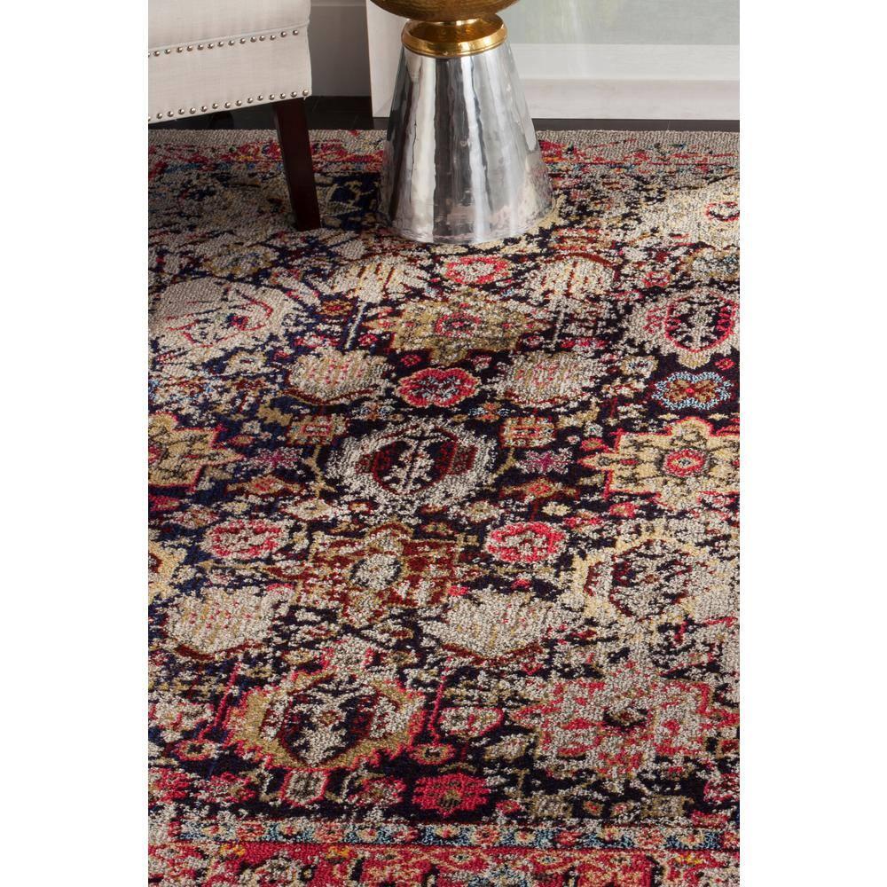 Monaco MNC206 Power Loomed Indoor Area Rug - Grey/Multi - 8'x11' - Safavieh.