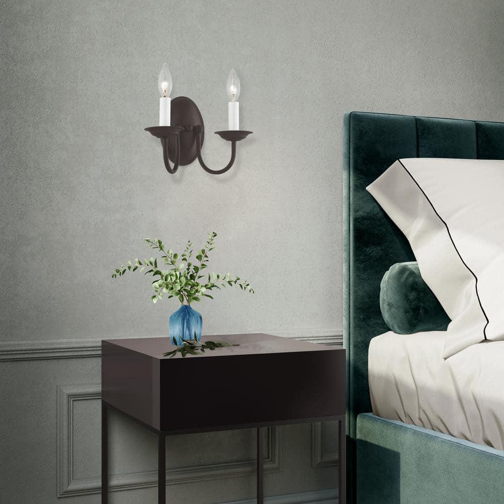 Livex Lighting Home Basics 2 - Light Wall Light in  Bronze