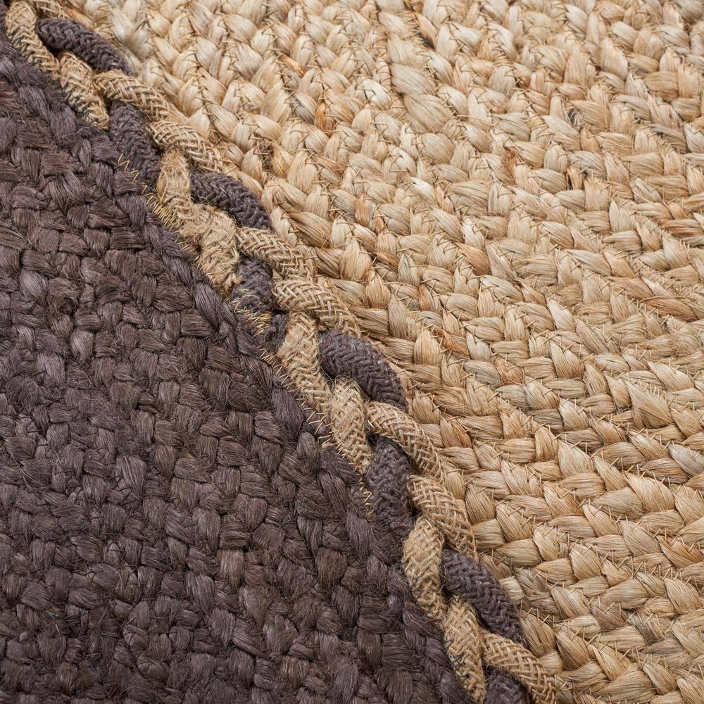 Natural Fiber NFB261 Hand Loomed Indoor Area Rug - Natural/Brown - 4'x6' Oval - Safavieh