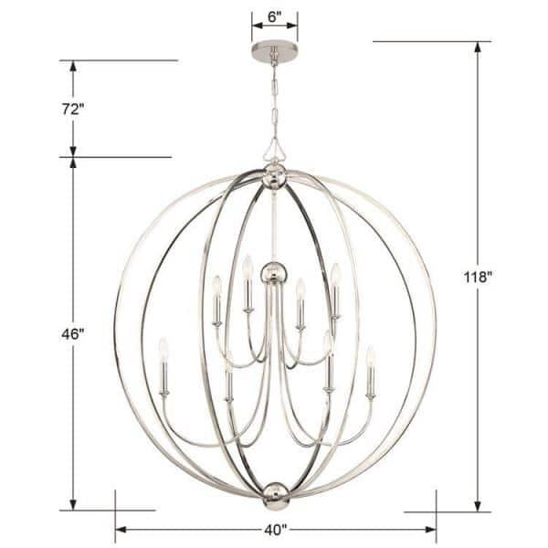 Crystorama Lighting - Eight Light Chandelier - Chandelier - Sylvan - Eight Light