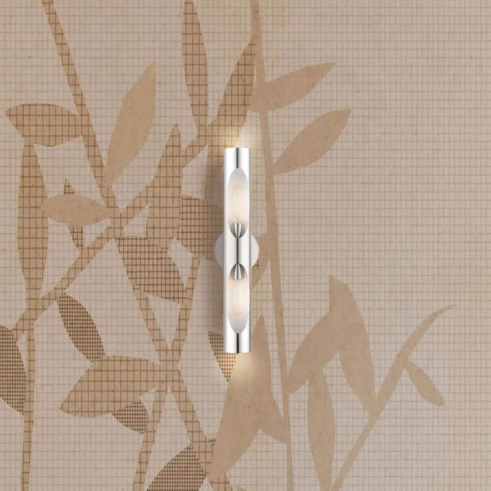 Livex Lighting Novato 2 - Light Wall Light in  Polished Chrome
