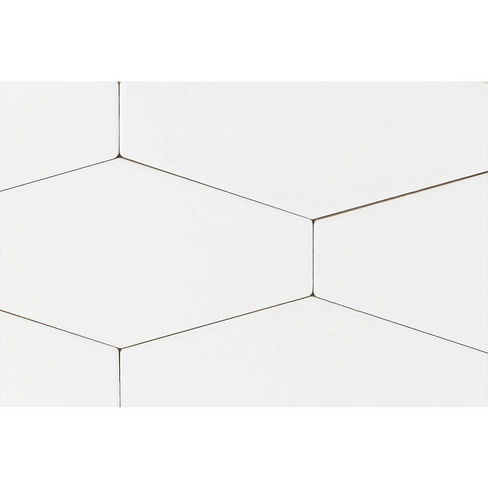 Midland Hexagon 4" x 8" Ceramic Subway Wall Tile (5.38 sq. ft. / box)