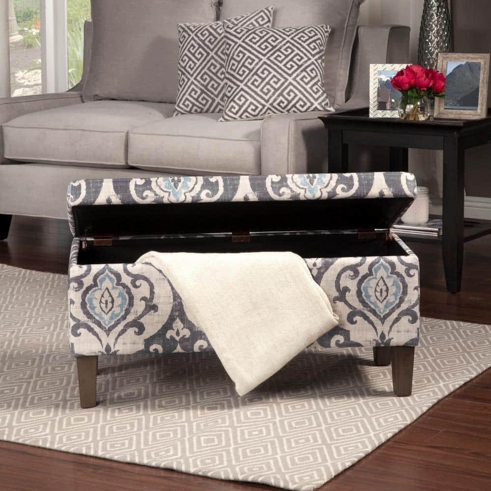 Chantrell 36" Wide Large Decorative Storage Bench