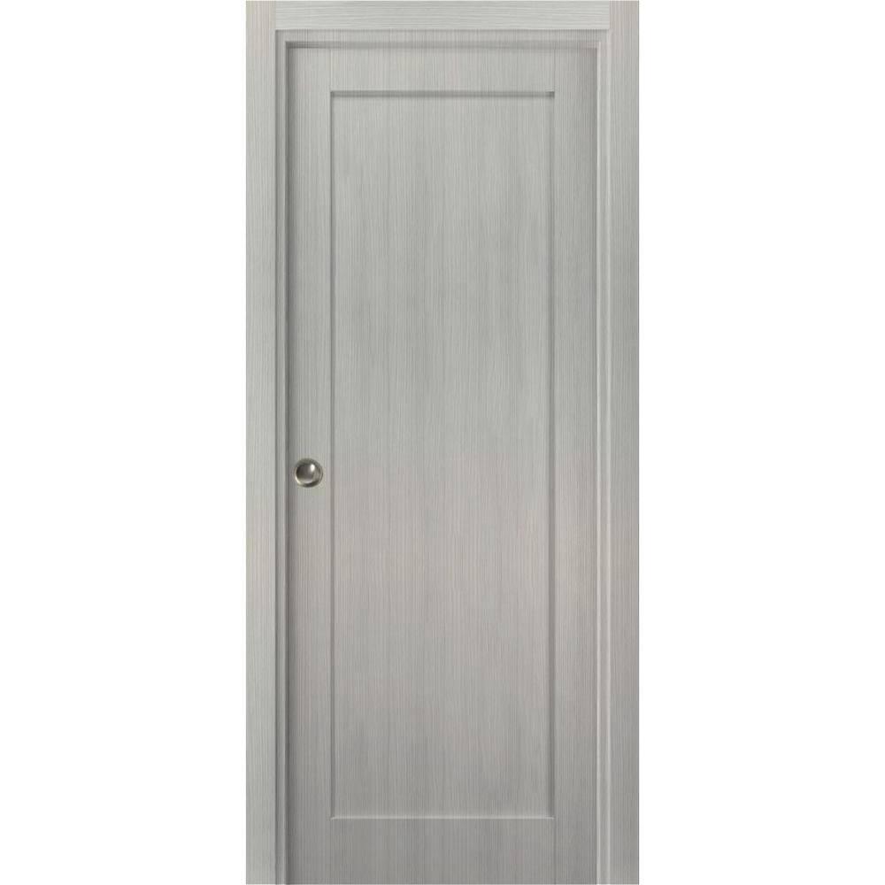 SARTODOORS Quadro Paneled Sliding Closet Door