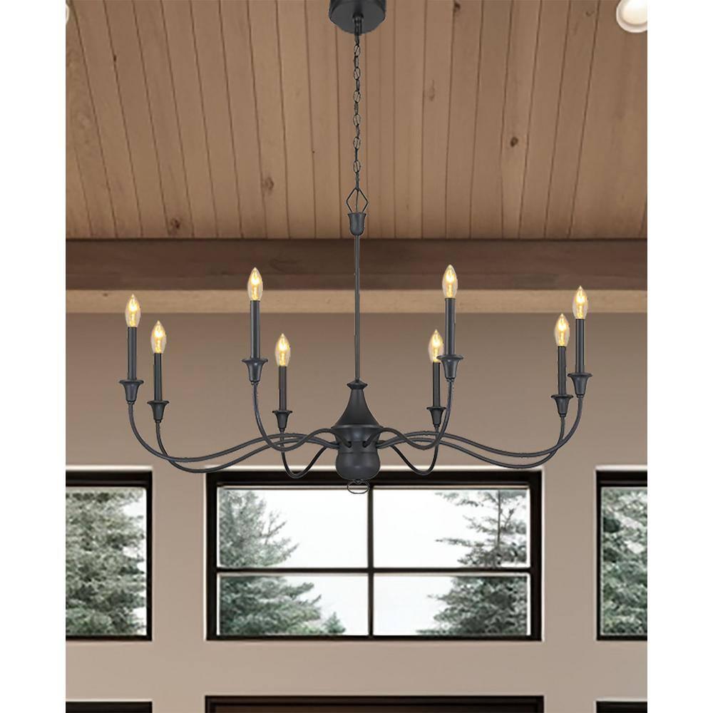 8 Light Chandelier-31.25 Inches Tall And 48 Inches Wide     -Traditional Installation Minka Lavery 6258-076