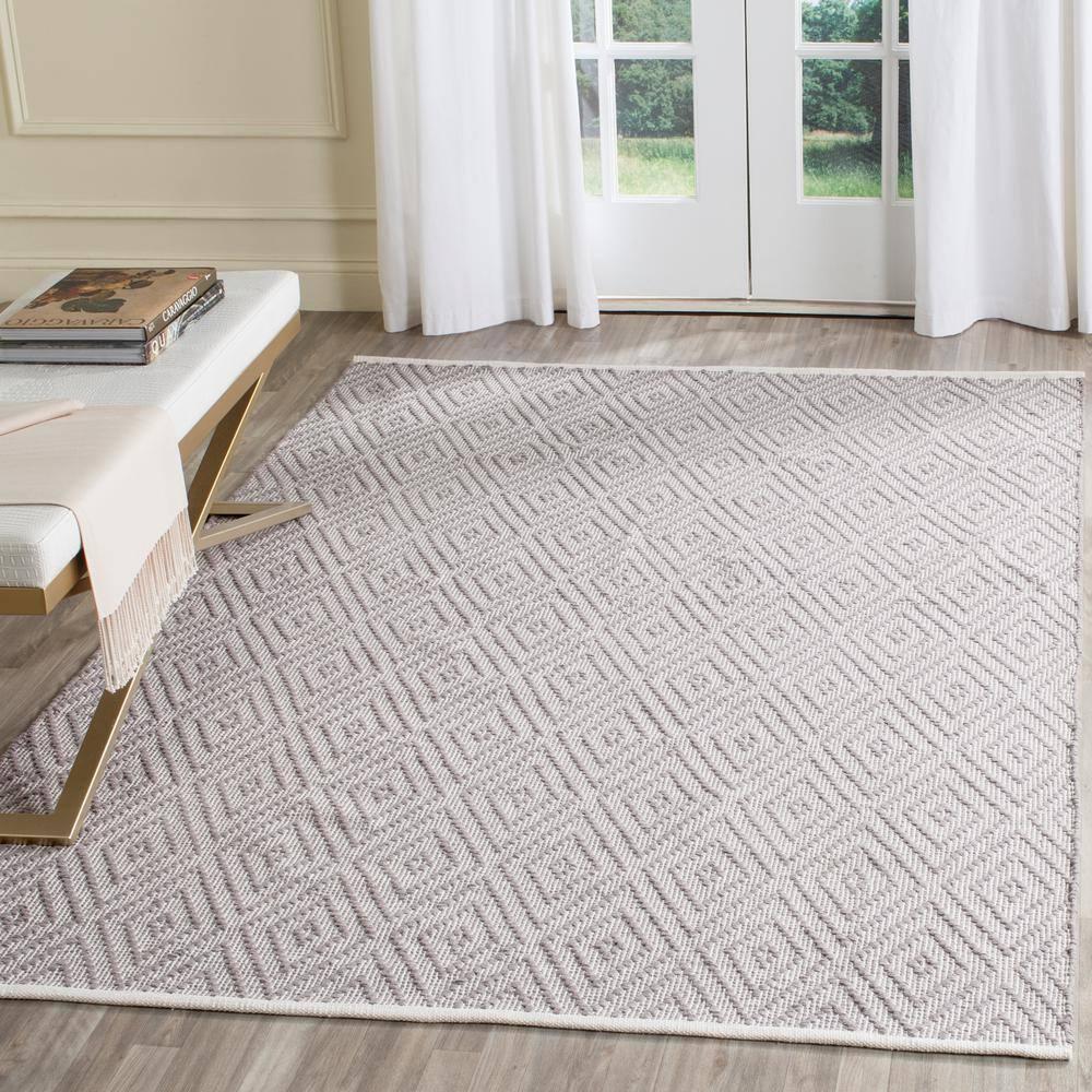 Montauk MTK811 Hand Woven Indoor Area Rug - Grey/Ivory - 5'x8' - Safavieh.