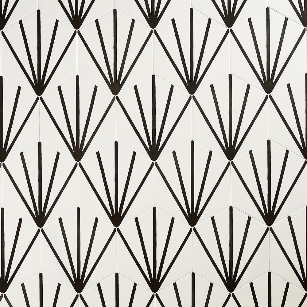 GeoHex Deco 8" Hexagon Matte Porcelain Floor and Wall Tile (9.03 Sq. Ft. / Case)