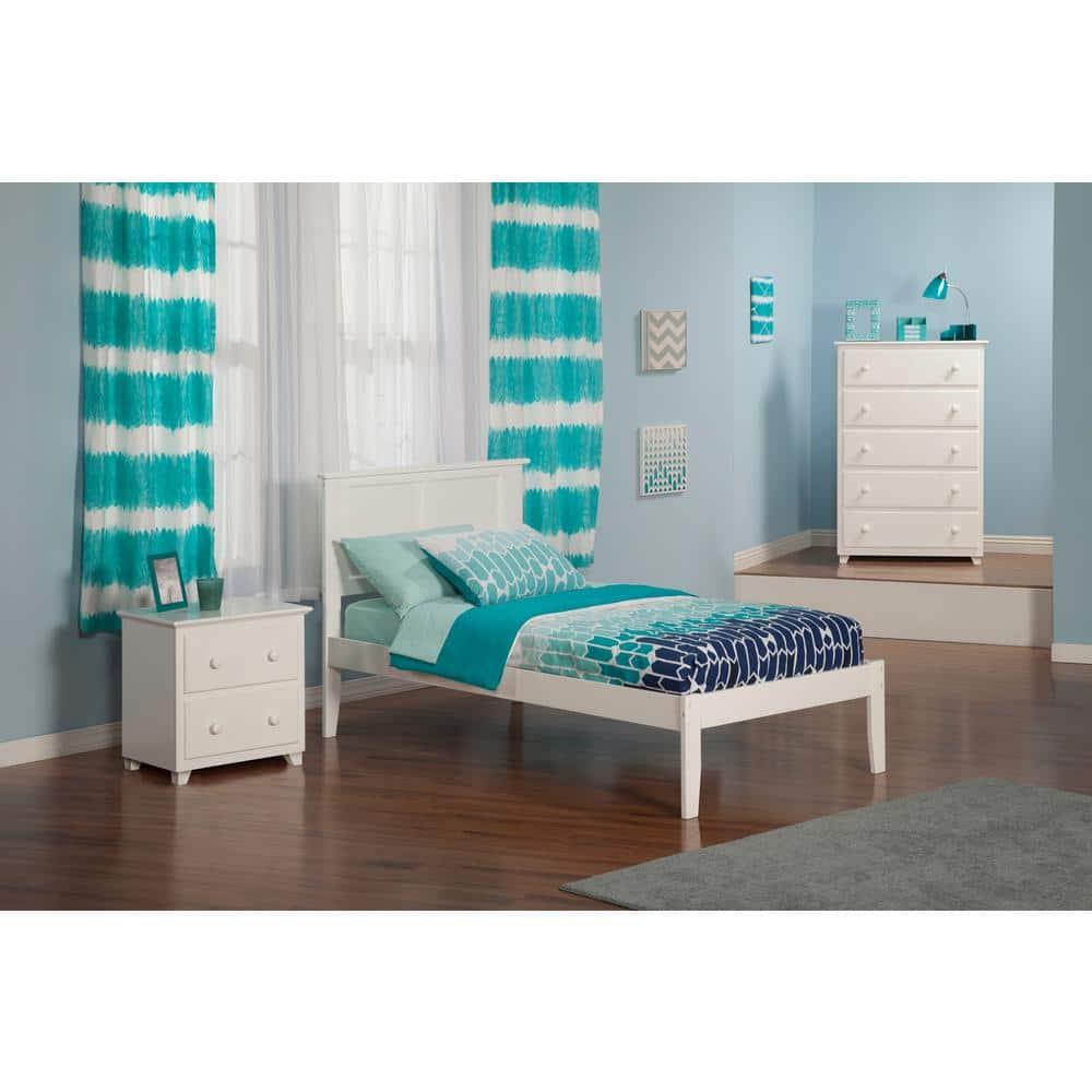 Madison Platform Bed with Open Foot Board in Multiple Colors and Sizes