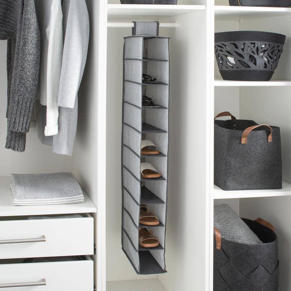 Simplify 10 Pair Hanging Shoe Organizer