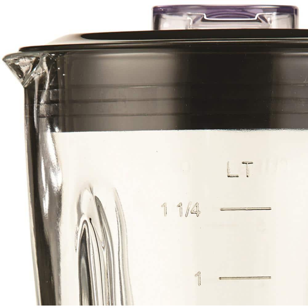 Brentwood 42-Ounce 12-Speed + Pulse Electric Blender with Glass Jar (White)