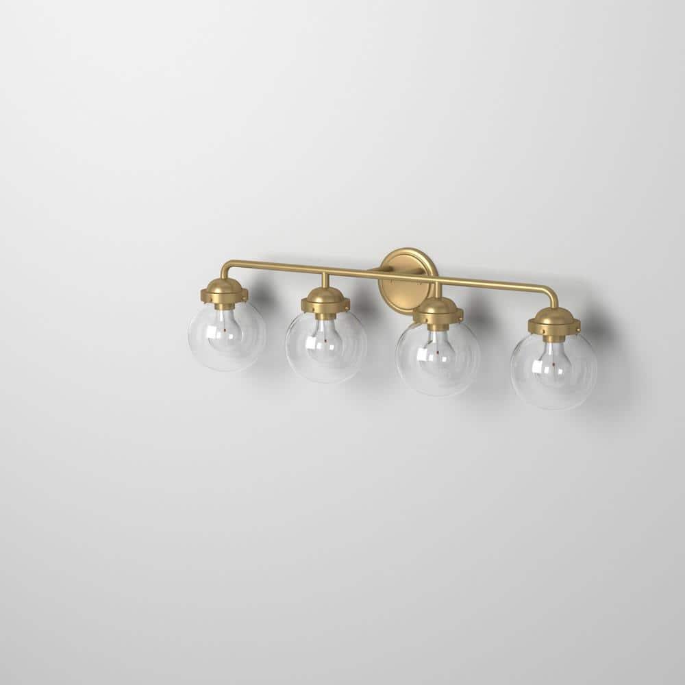 Designers Fountain - Four Light Bathroom Fixture - Knoll - Four Light Bath Bar