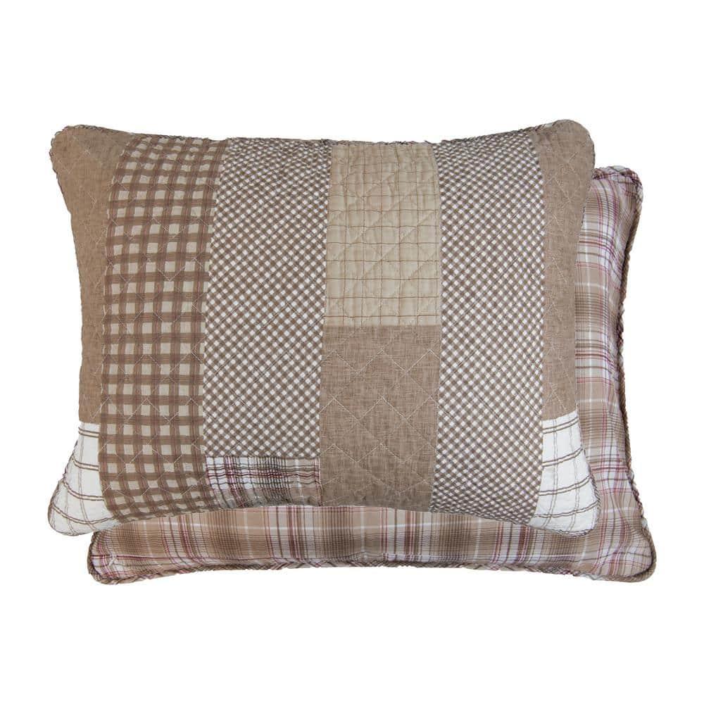 Donna Sharp Highland Plaid 3PC Cotton King Quilt Set