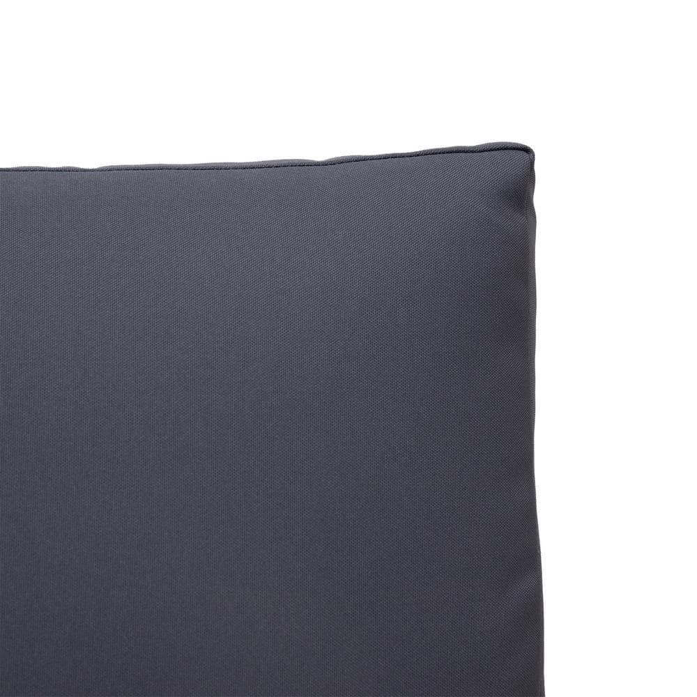 Noble House Sherwood Outdoor Acacia Wood Loveseat in Gray and Dark Gray
