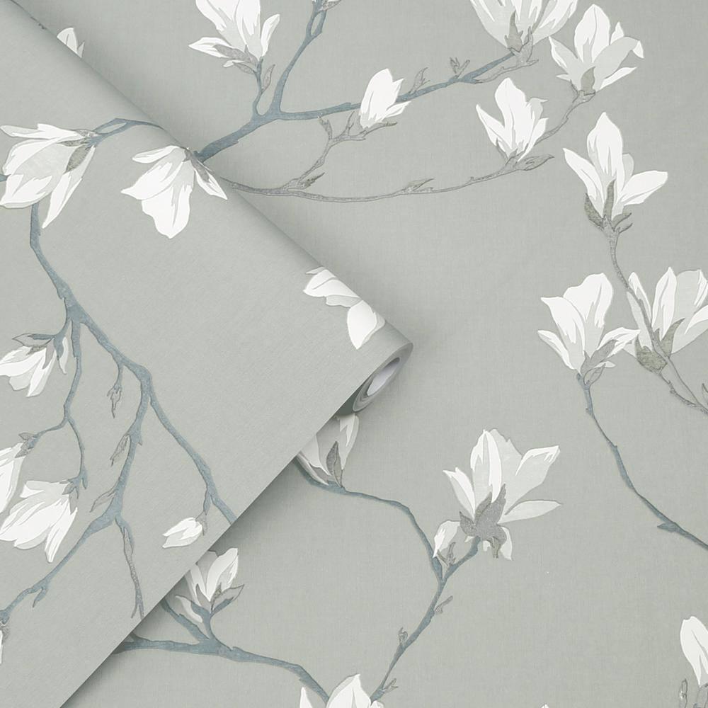 Laura Ashley Magnolia Grove Wallpaper Roll