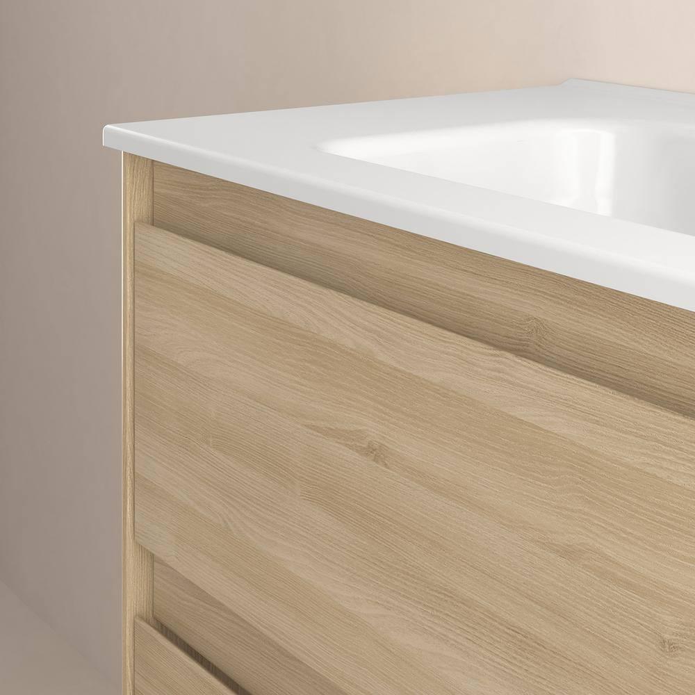 Ambra 47.5'' Double Bathroom Vanity with Ceramic Top