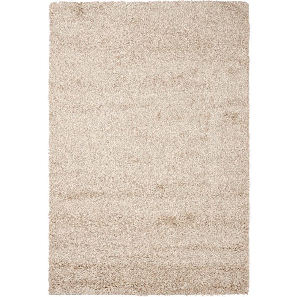 Shag SG151 Power Loomed Indoor Area Rug - Beige - 8'6"x12' - Safavieh.