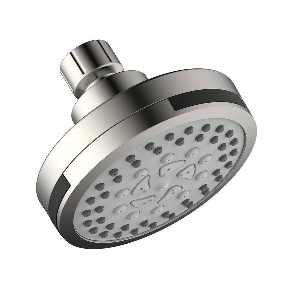 Design House 594309 Eastport II Contemporary 5-Function Shower Head for Bathroom, Satin Nickel