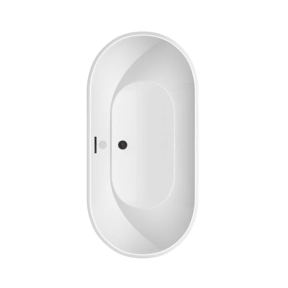 Brooklyn 60'' x 30'' Freestanding Soaking Acrylic Bathtub