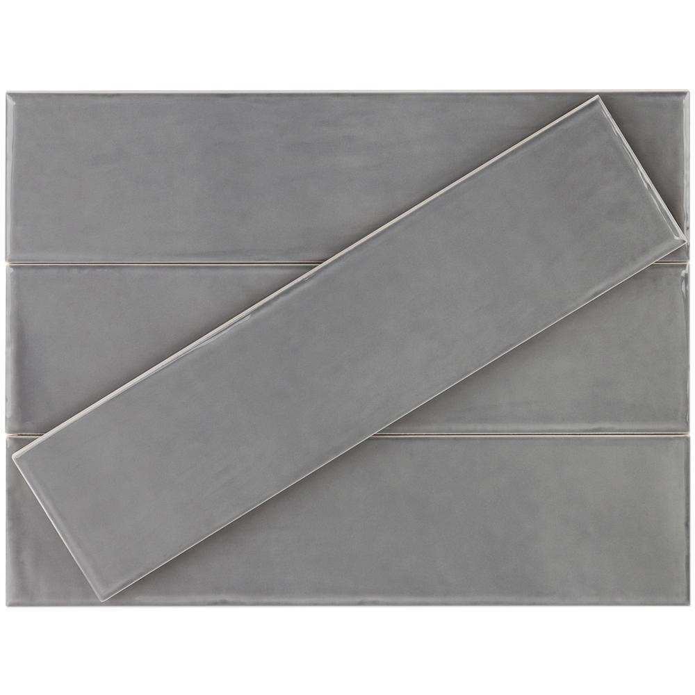Midland 3'' W x 12'' L Polished Ceramic Subway Tile (5.38 sq. ft. / box)