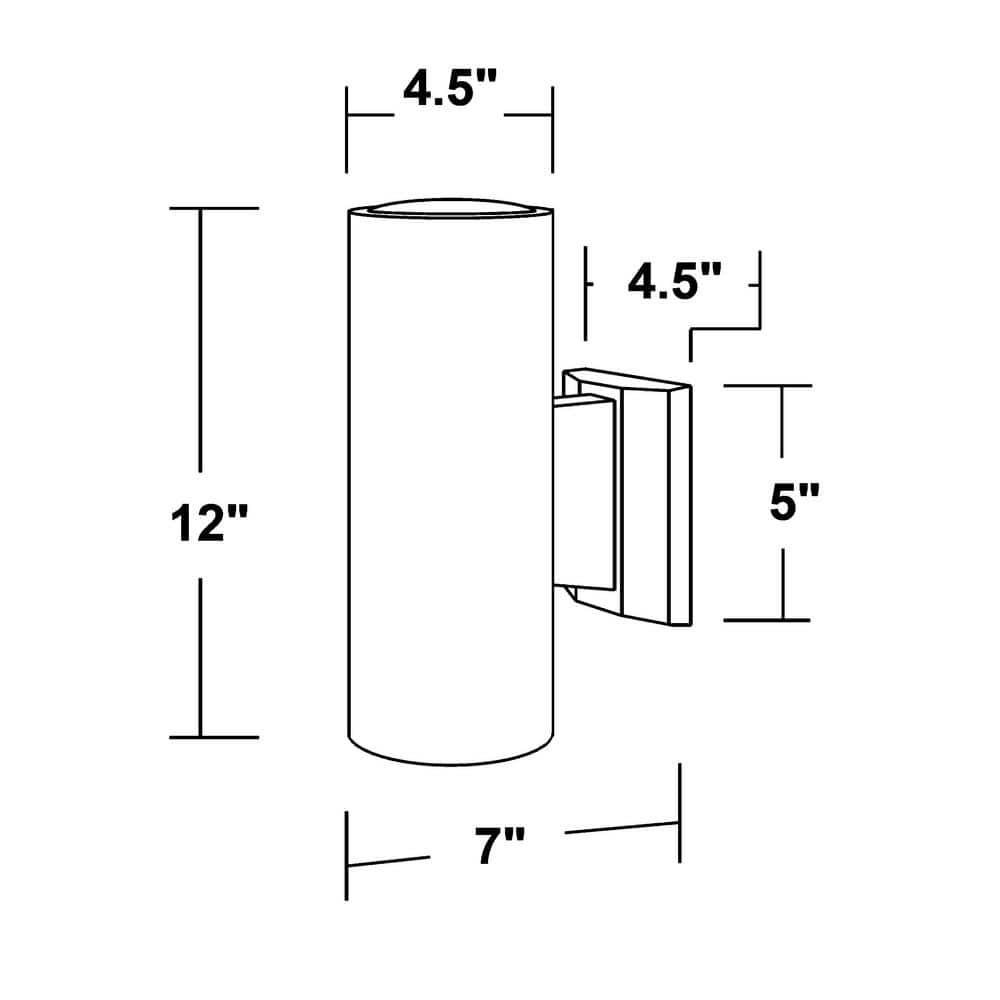 Burban Aluminum Wall Light