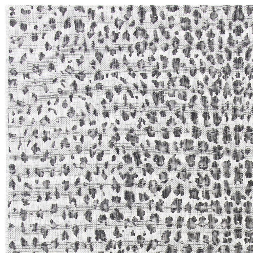 Courtyard CY8505 Power Loomed Indoor/Outdoor Area Rug - Grey/Black - 8'9"x11'9" - Safavieh.