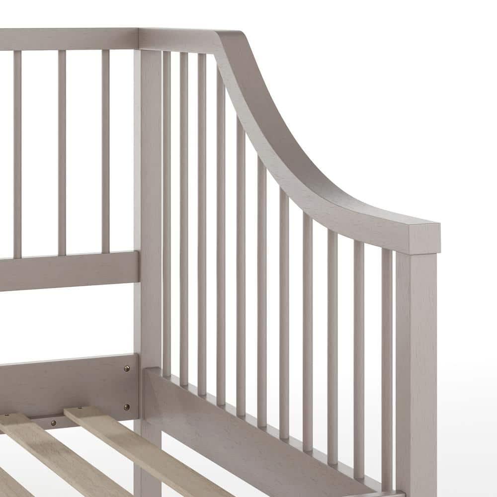 Martha Stewart Martha Stewart Neely Wooden Platform Daybed With Spindles And Wood Slat Foundation