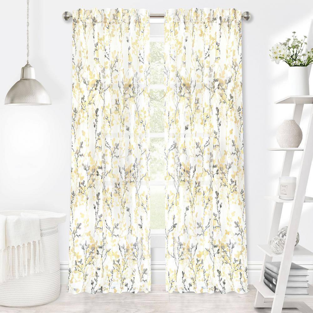 Red Barrel Studio® Molineux Polyester Semi Sheer Curtain Single Panel