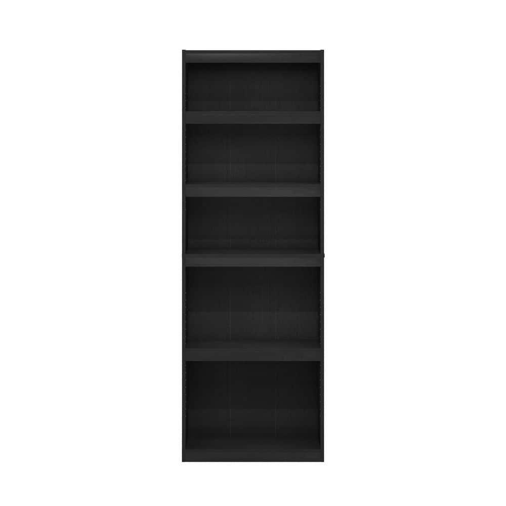 Furinno JAYA Enhanced Home 5-Tier Shelf Bookcase, Blackwood