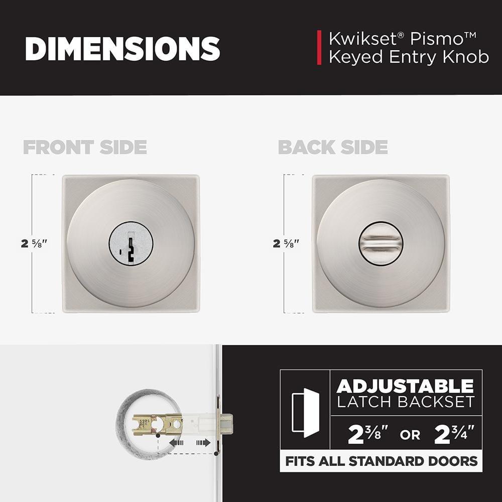 Pismo Keyed Door Knob with SmartKey