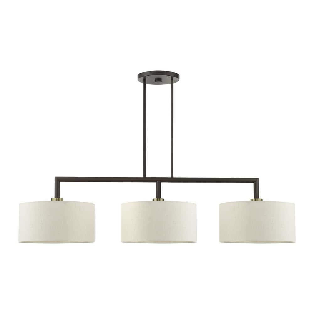 Livex Lighting Meridian 3 - Light Chandelier in  English Bronze