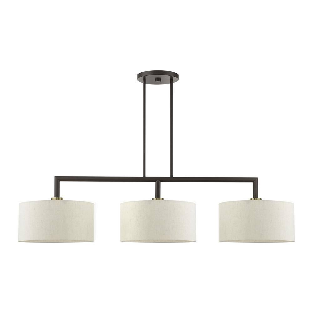 Livex Lighting Meridian 3 - Light Chandelier in  English Bronze