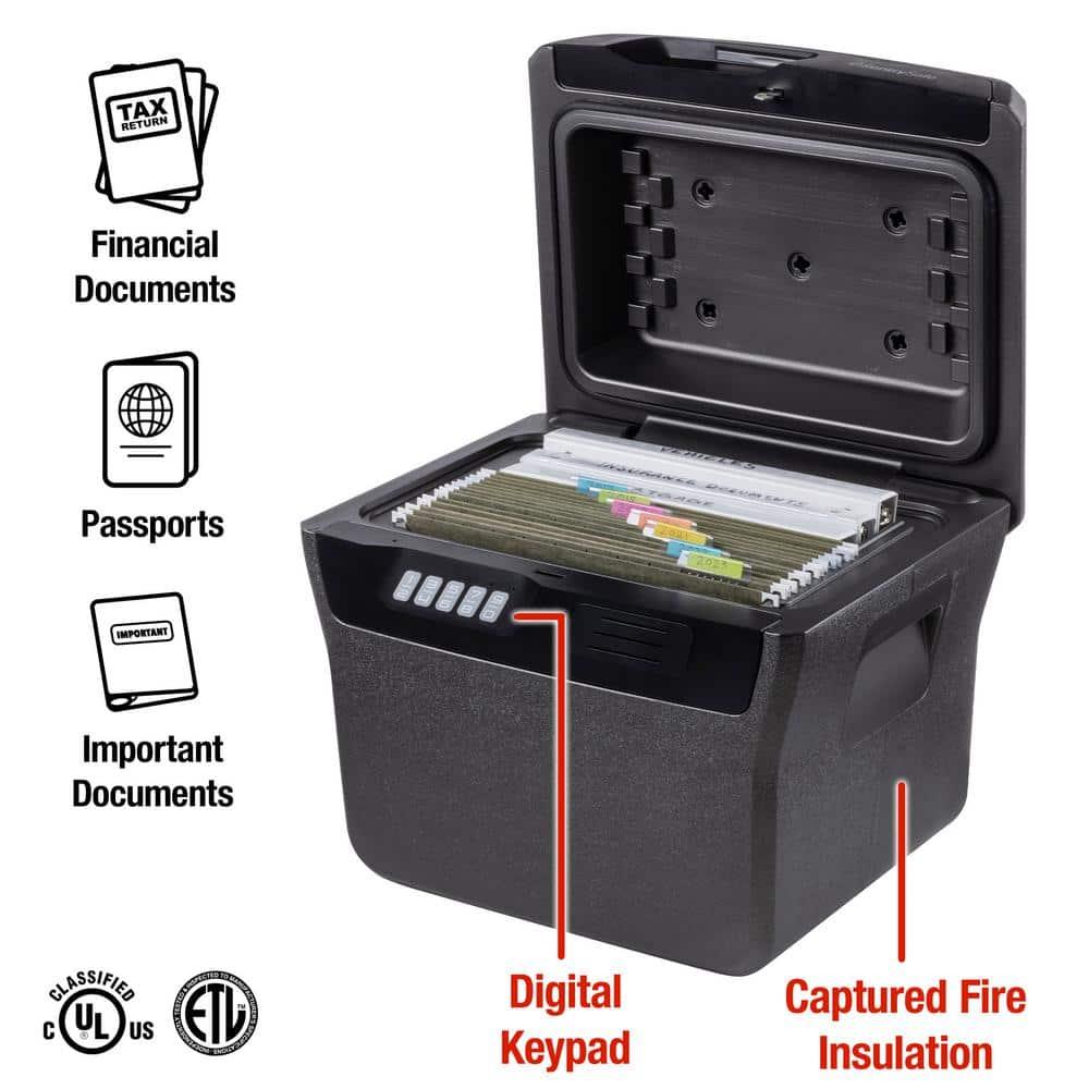 SentrySafe FHW40300 Fire and Water-Resistant File Safe with Digital Lock, 0.66 Cu. ft.