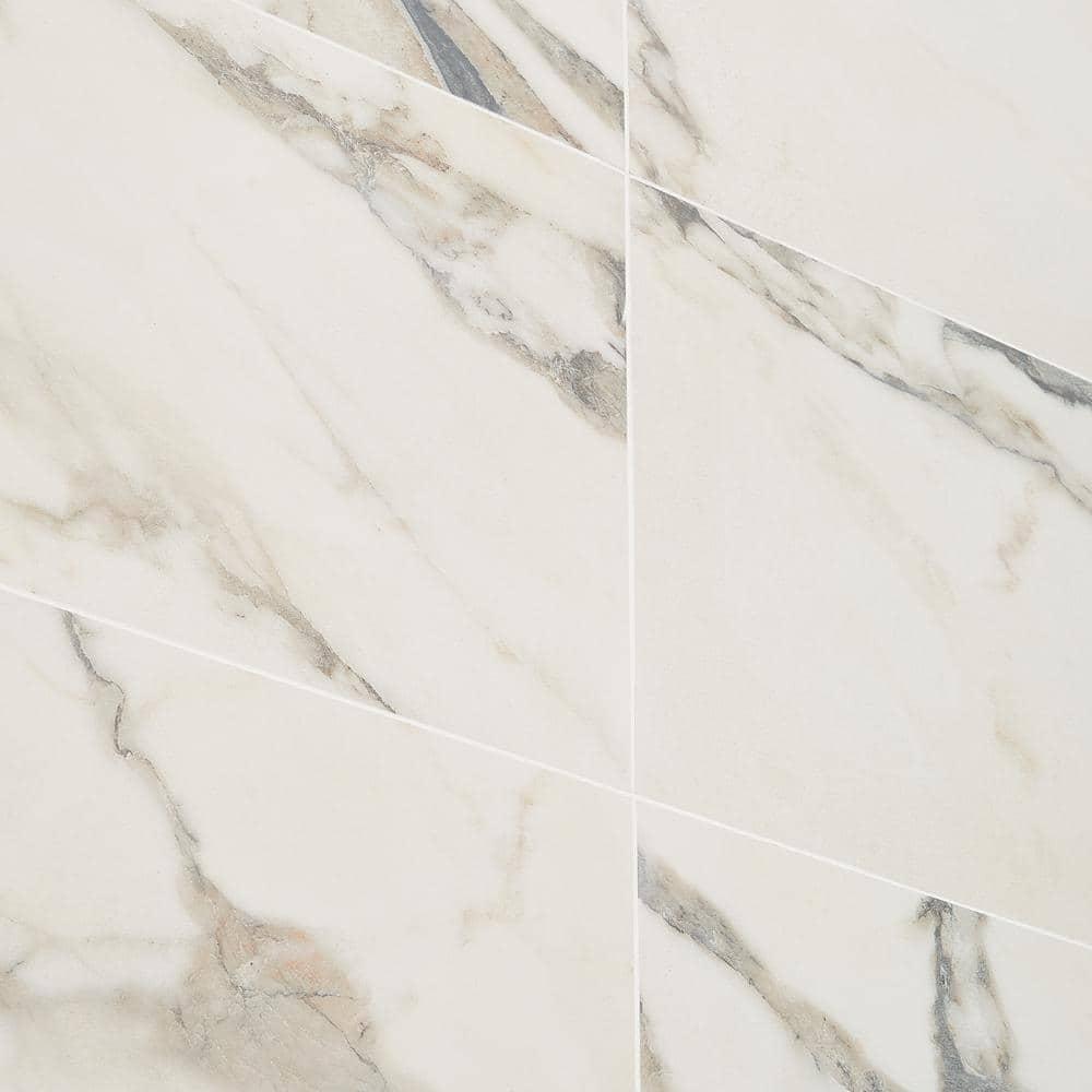 Bond Tile Saroshi 11.81 in. x 23.62 in. Matte Marble Look Porcelain Floor and Wall Tile (9.68 Sq. Ft. / Case)