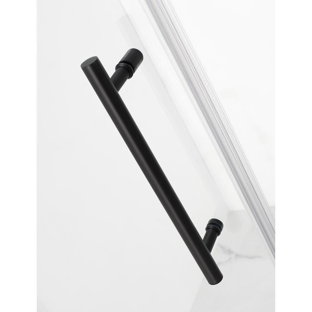Aston Bromley GS Frameless 39" x 72" Rectangle Hinged Shower Enclosure SEN962EZ-MB-392530-10