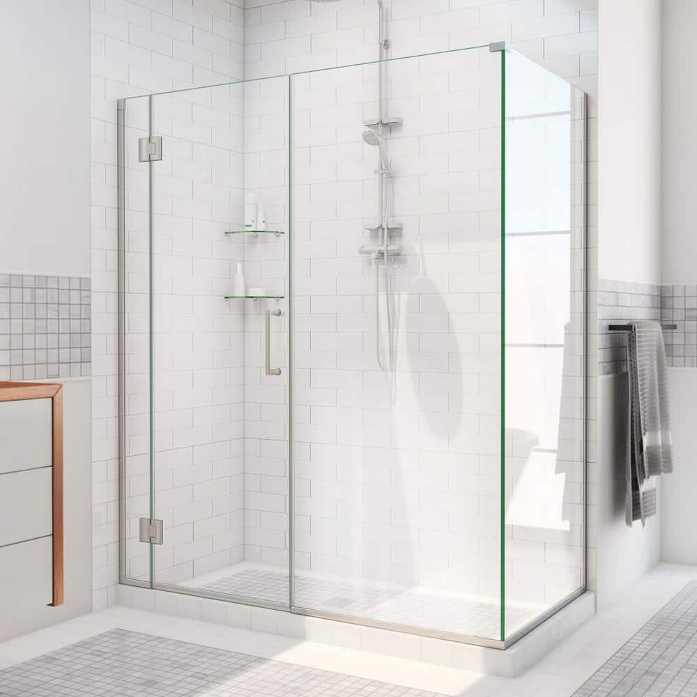 DreamLine Unidoor-X 59 in. W x 30 3/8 in. D x 72 in. H Hinged Shower Enclosure E1233030-04