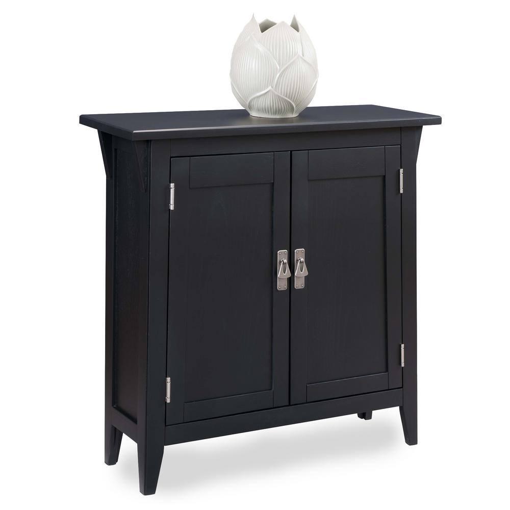 Mission Solid + Manufactured Wood Foyer Hall Cabinet Stand