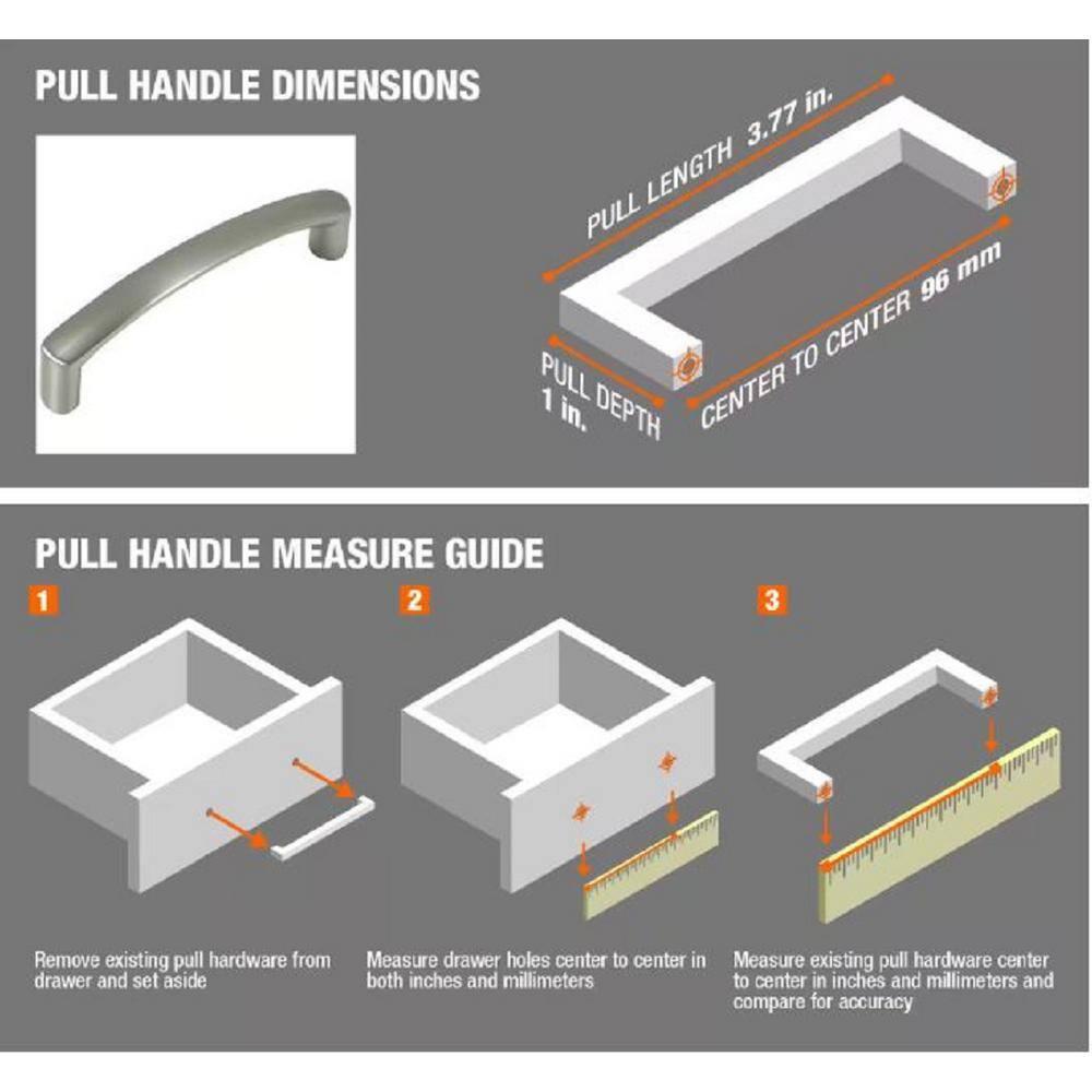 Laurey Nantucket 3" Center to Center Cup/Bin Pull